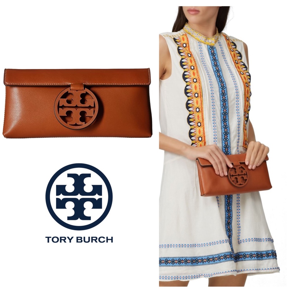 Tory Burch Miller Leather Clutch